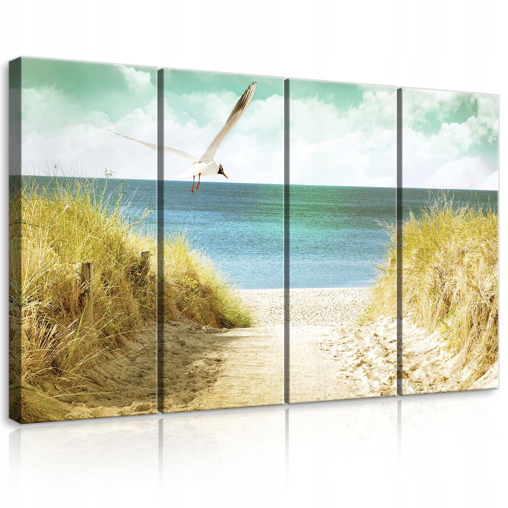 Obraz 120x80 More, pláž, duny, cesta, obloha, piesok, leto, pokoj príroda