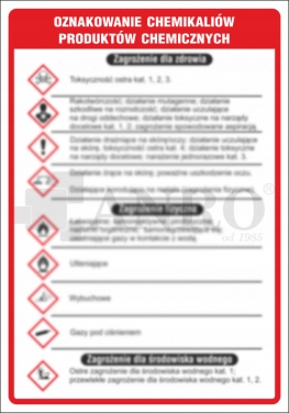 

Instrukcja Oznakowanie Chemikaliów, Produktów Chem