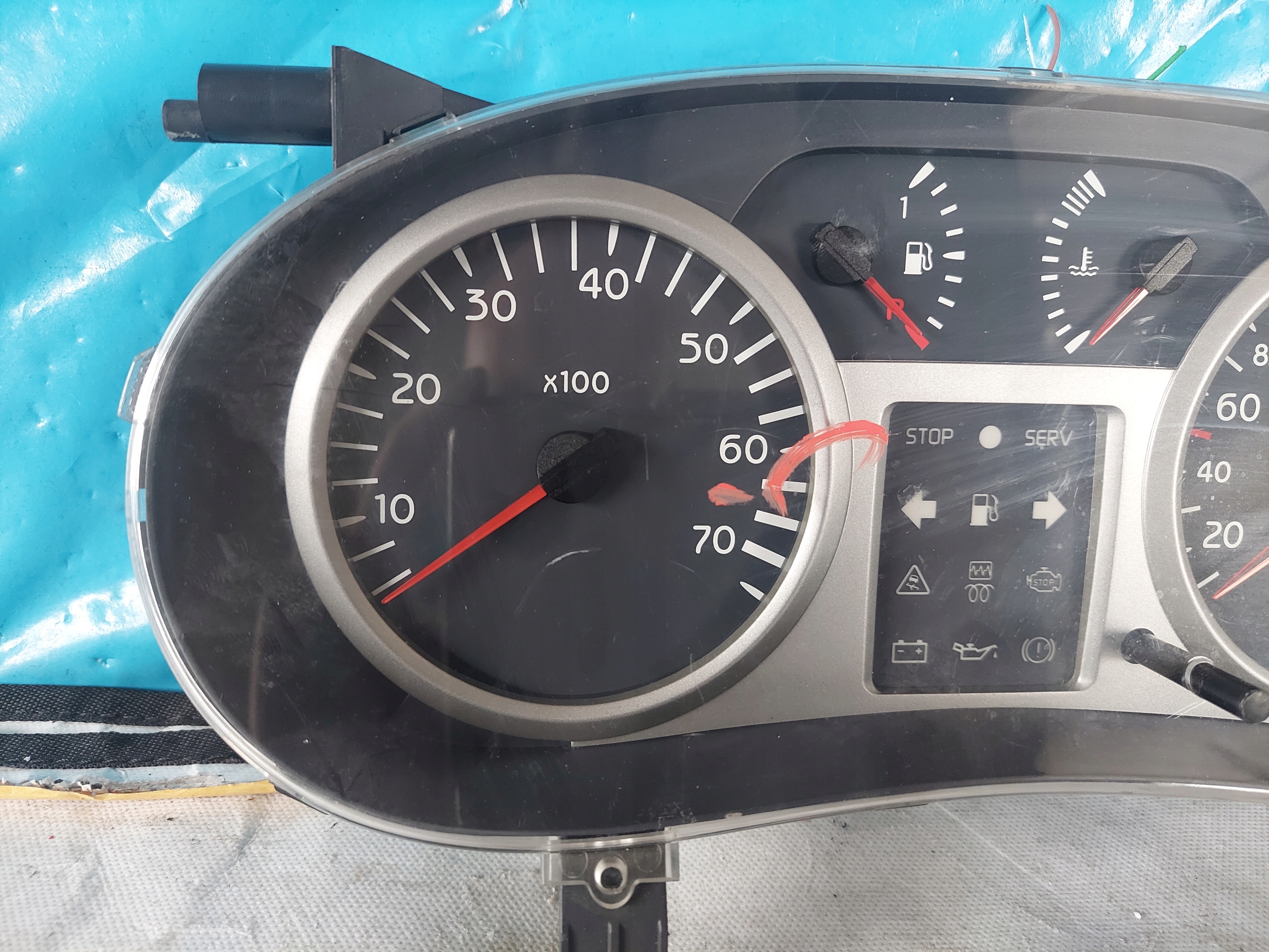 dials clock CLIO II 1.2 B P8200059776
