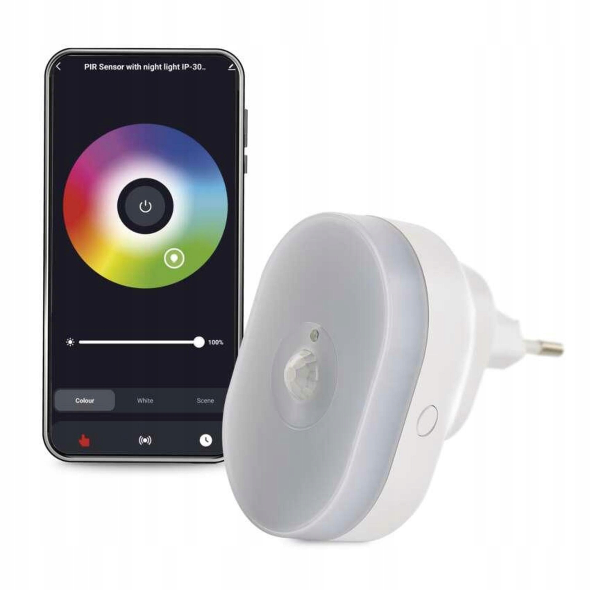 GoSmart Pir senzor (pohybové čidlo) s nočním světlem, WiFi