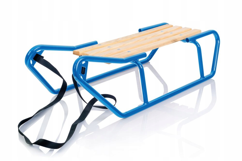 Polskie Sanki metalowe - drewniane solidne Materiał Metalowe