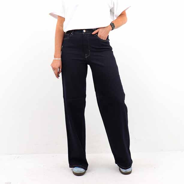 Modré džíny Wide fit Only S/34