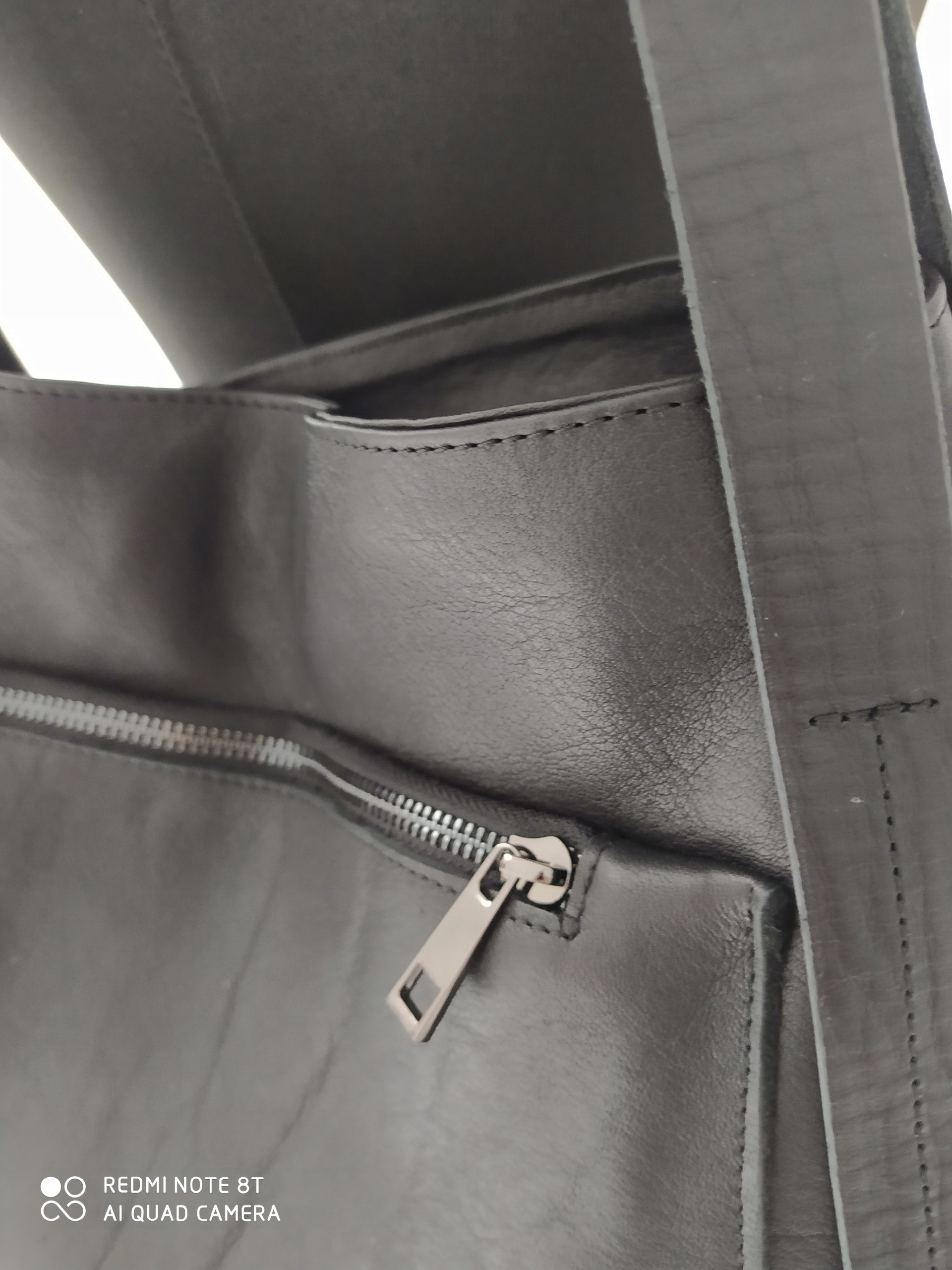 Torebka Damska Shoper Bag, BLACK BAG XXL Model SHOPPER BAG