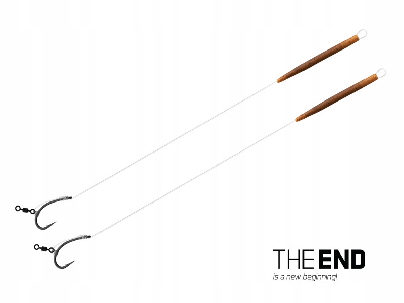 Przypon Delphin The End D-Rig 2szt, 20 cm 17lbs #4