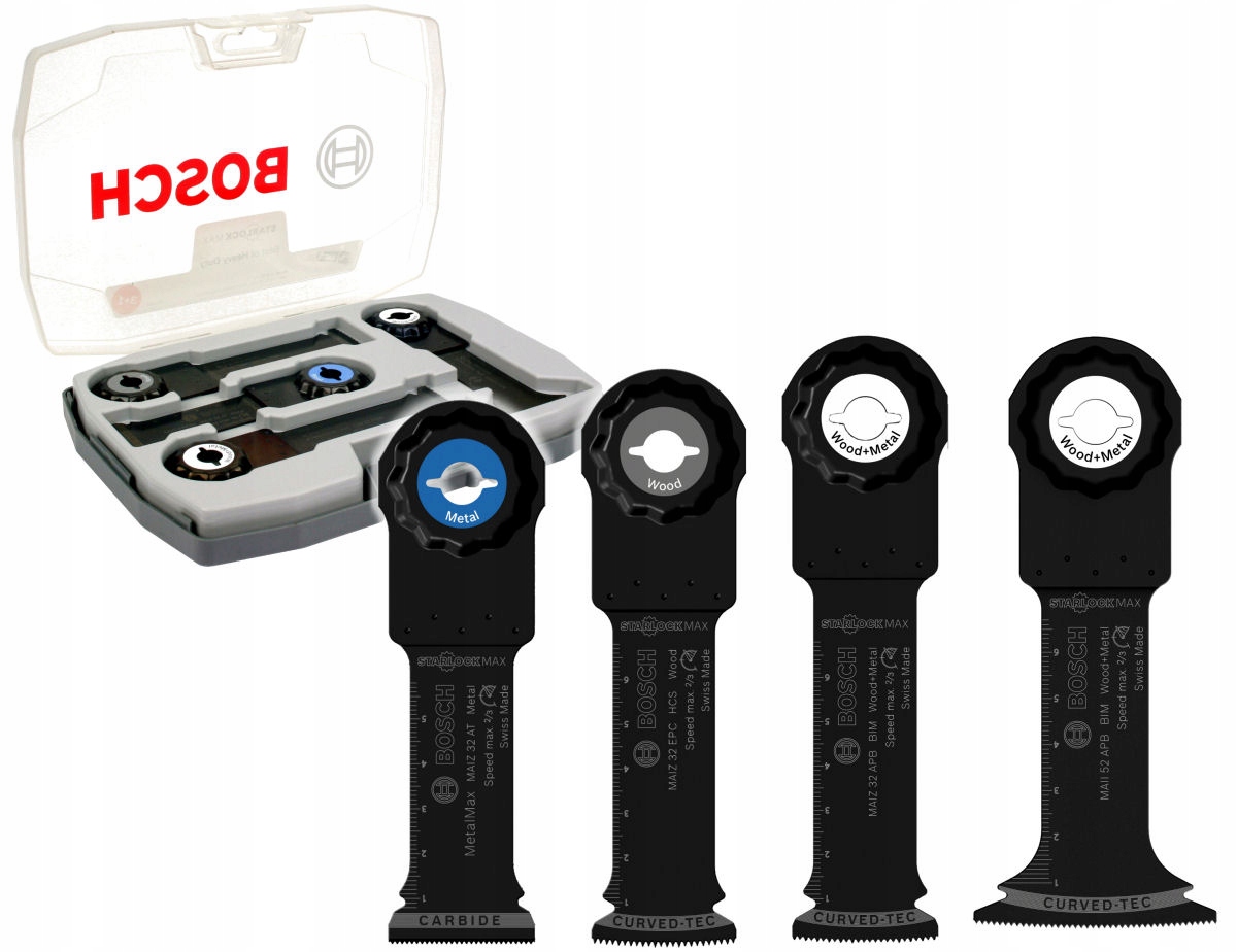 Zestaw 4 sztuk osprzętu do GOP BOSCH STARLOCK MAX