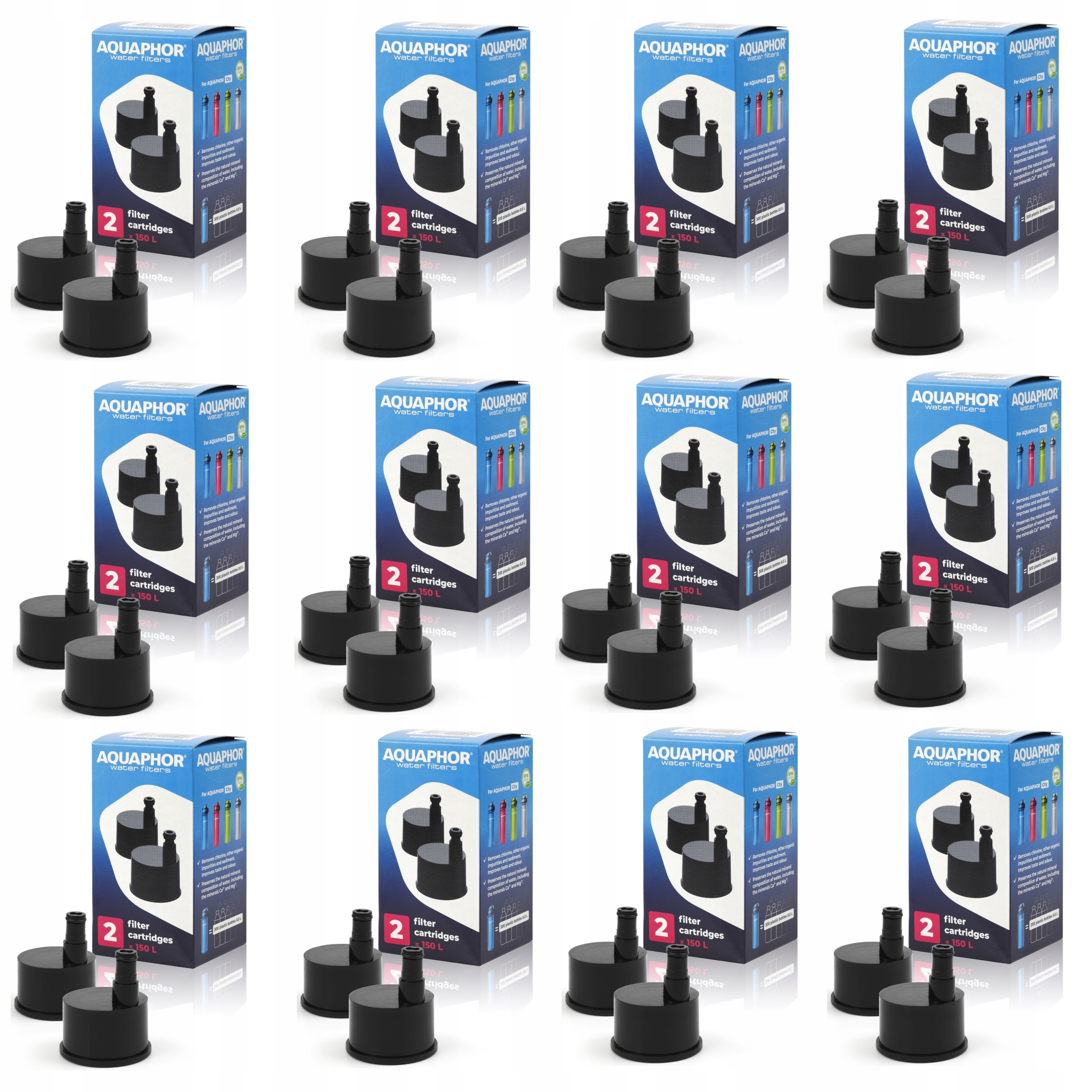 Filtre do fliaš Aquaphor City 24 ks s inovatívnou vložkou