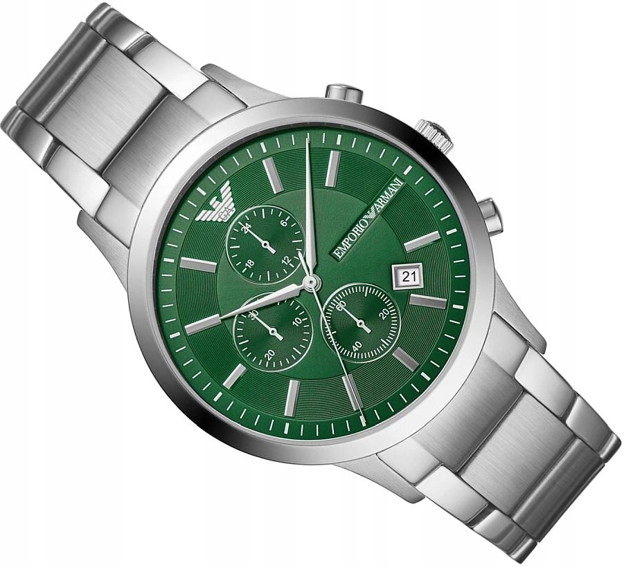 Pánské Hodinky Emporio Armani AR11507 Chrono Green