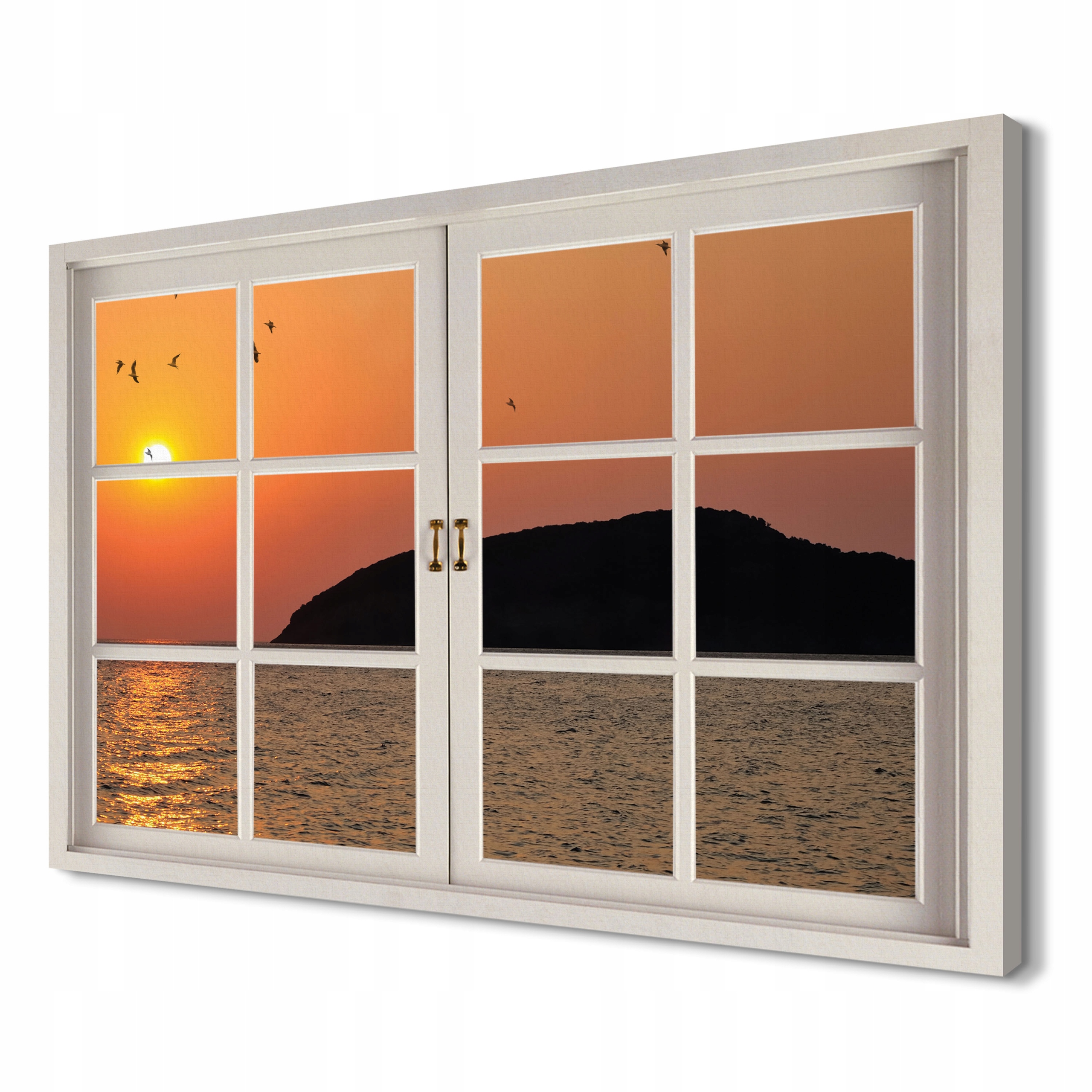 

Morze wschód słońca 120x80 Obrazy drukowane canvas