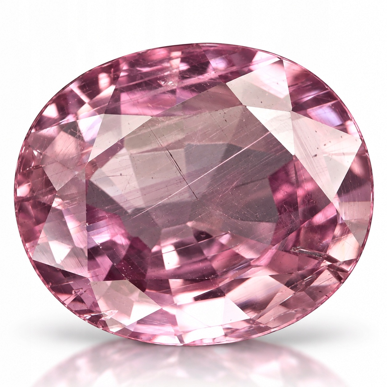 Přírodní safír 0.87 ct Růžový Ovál Madagaskar certifikát Wbd