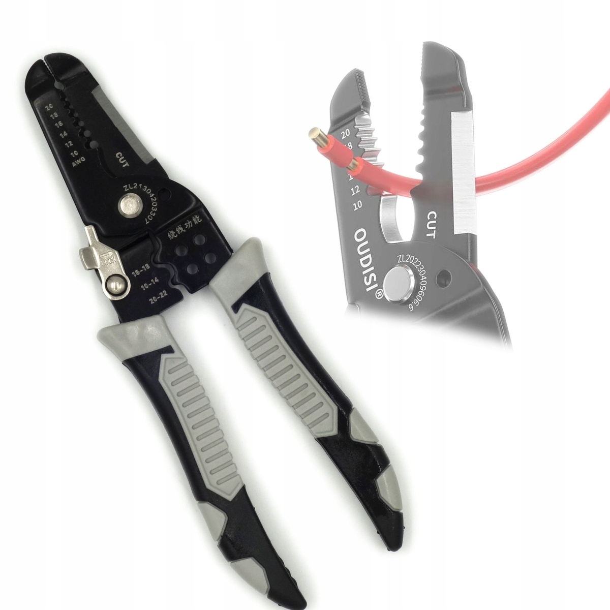 Ściągacz Izolacji Zaciskarka Konektorów Obcinaczki Wielofunkcyjne Szczypce