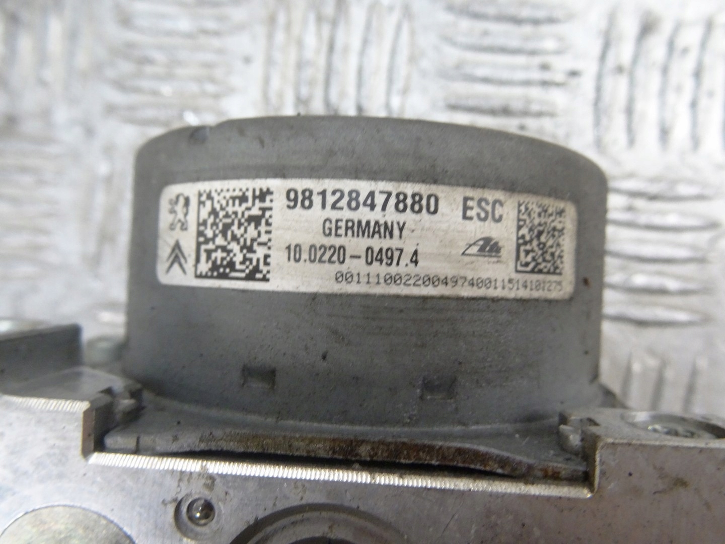 PEUGEOT 2008 Servofreno ABS 9812847880