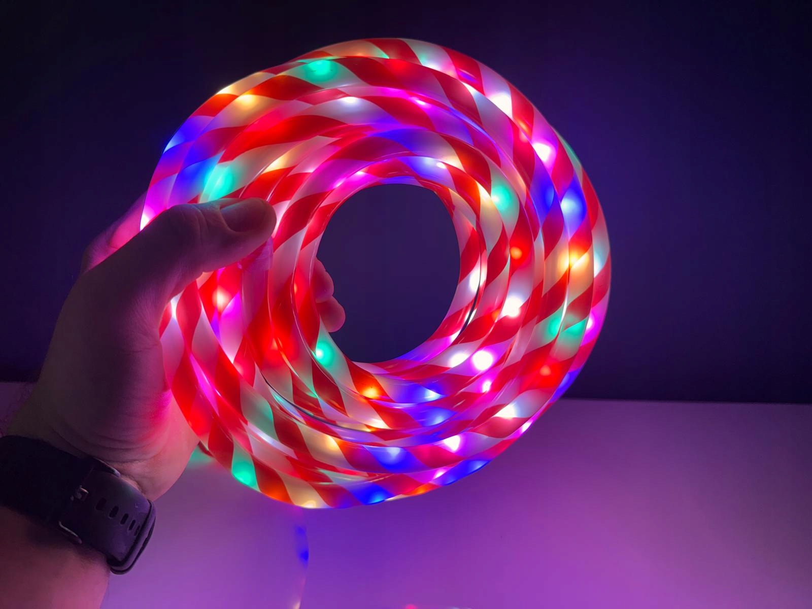 Led cukríková svetelná hadica 18 m IP44 230V 12 funkcií Vonkajšia 1260 Led