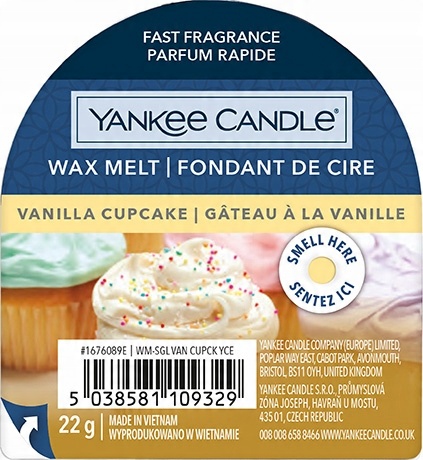 

Yankee Candle wosk zapachowy Vanilla Cupcake 22g