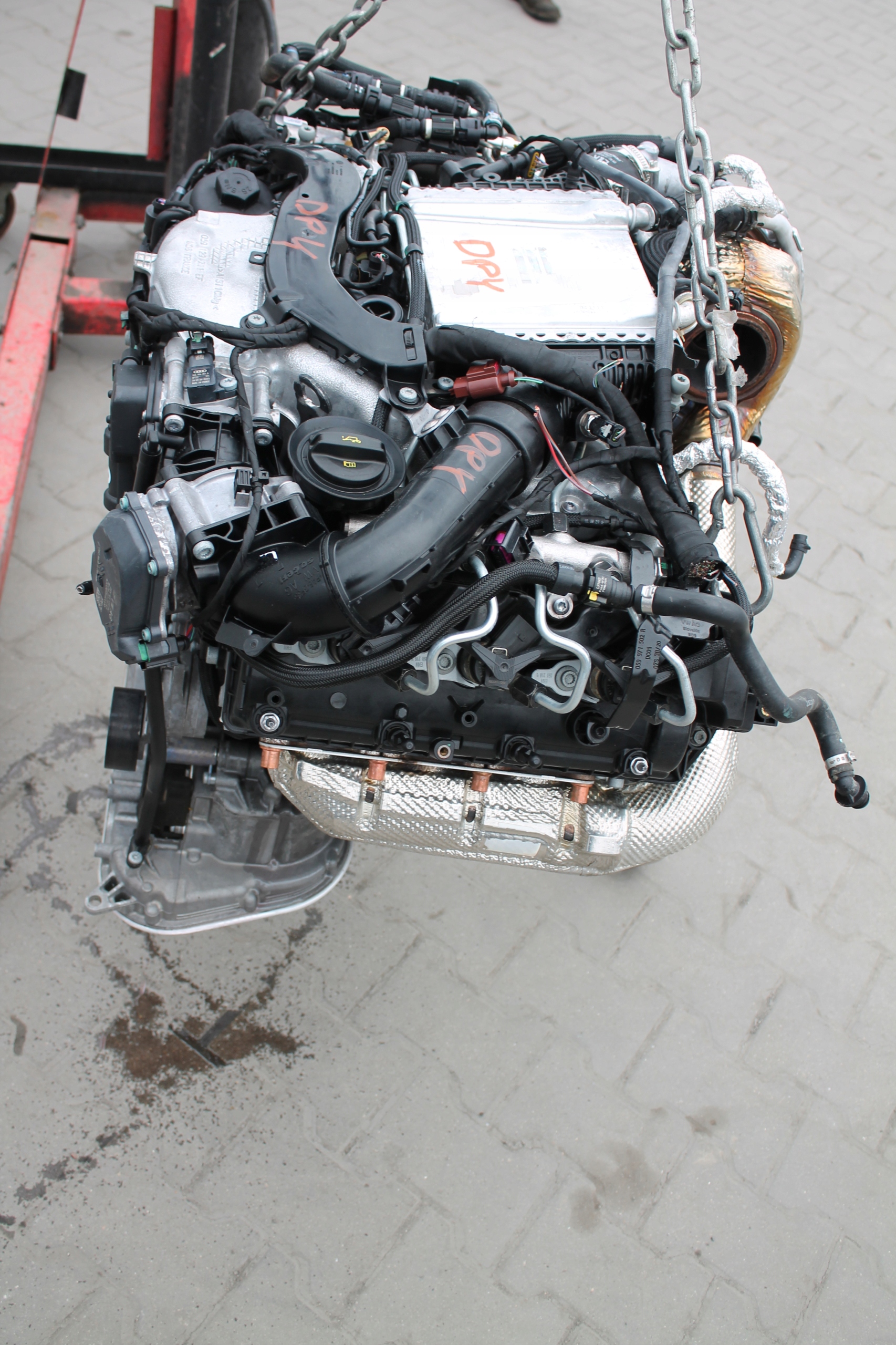 engine complete AUDI 3,0 TDI DPY 20 TYSKM