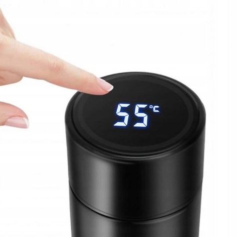 

Kubek Termiczny Termos Bidon Led WYŚWIETLACZ400ml