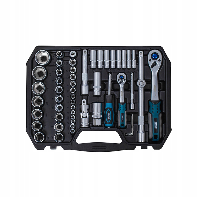 ZESTAW KLUCZE NASADOWE 108 SZT NA PREZENT Farys Marka Farys