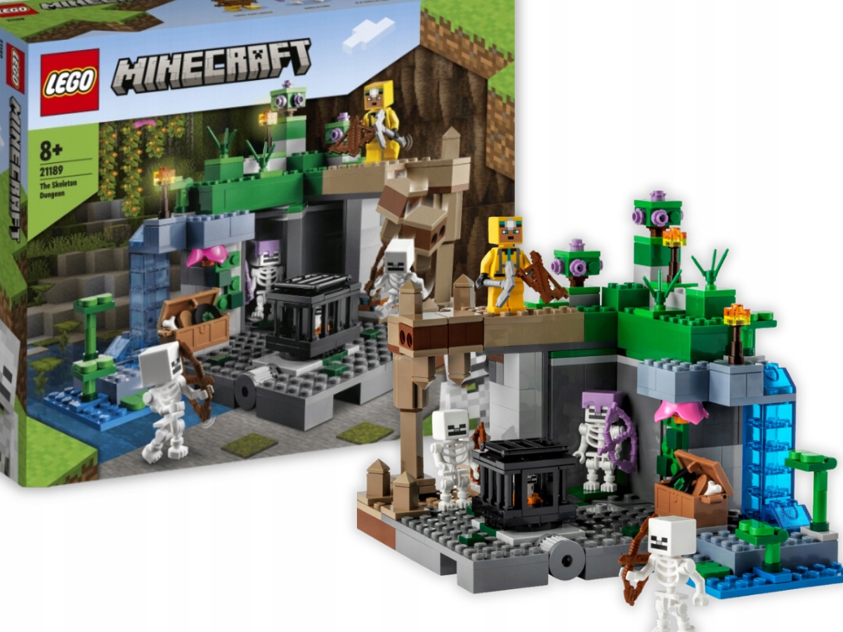 Lego Minecraft Loch Szkieletów Zestaw 21189