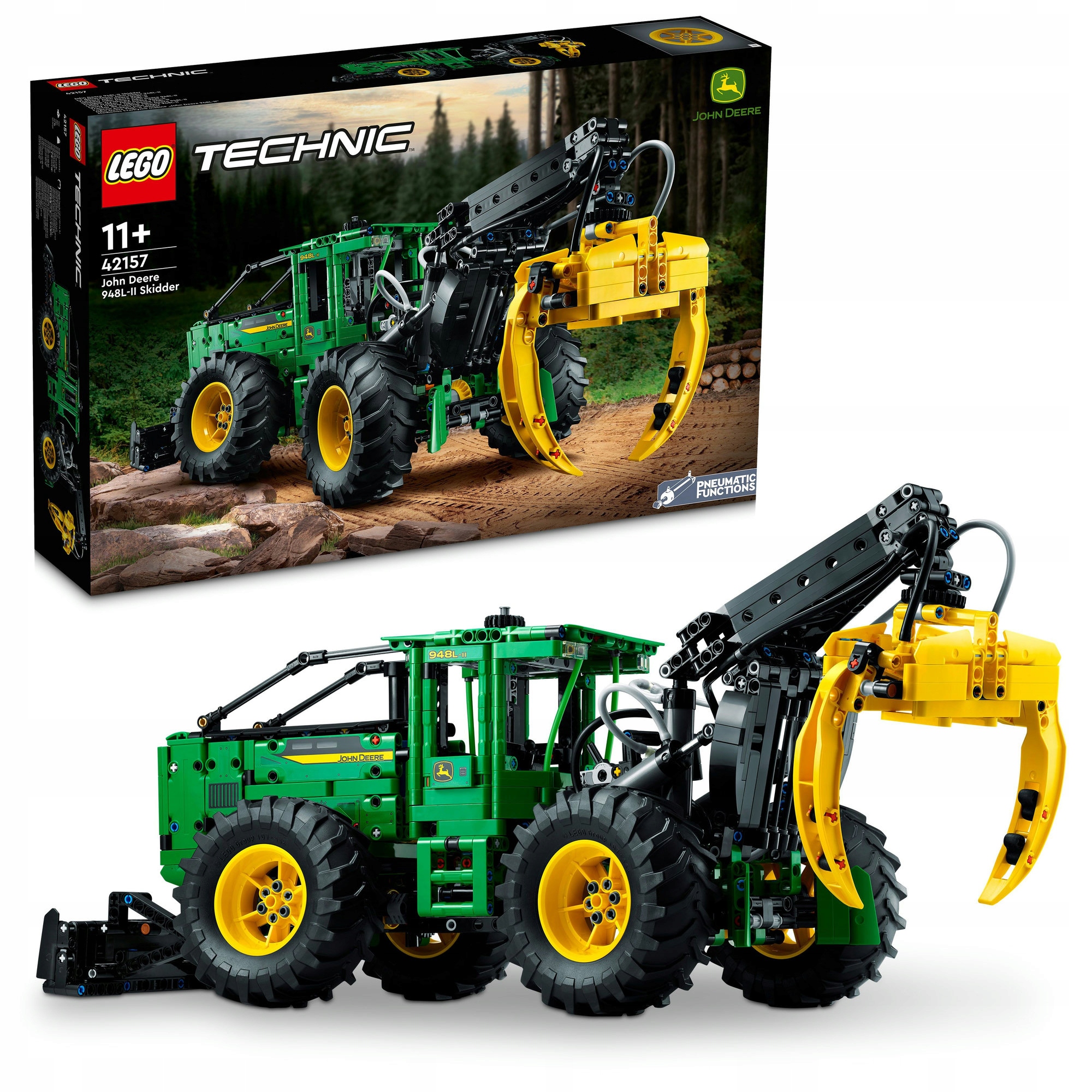 

Lego Technic Ciągnik zrywkowy John Deere 948 42157
