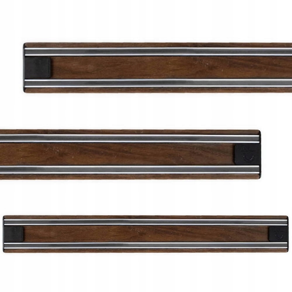 Bisbell Drevená magnetická lišta na nože s orechom 35 cm B45W35