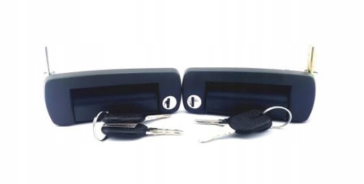 KLAMKA ZEWNĘTRZNA LEWA + PRAWA FIAT 126P EL POPIEL