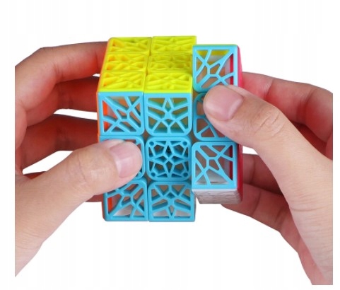 KOSTKA AŻUROWA logiczna DNA 3x3x3 kolorowa Bohater Inny