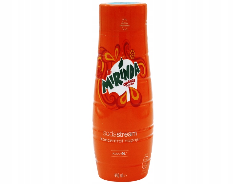 SYROP SODASTREAM KONCENTRAT MIRINDA DO SATURATORA 9L NAPOJU z 440ml Marka SodaStream