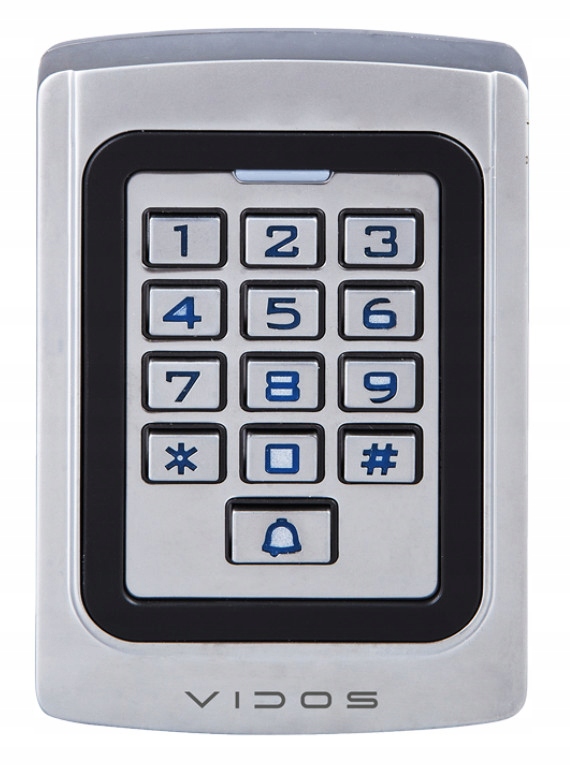 Kódový Zámok Vidos ZS41 S Čítačkou Kariet 125 Khz, Podsvietená Klávesnica