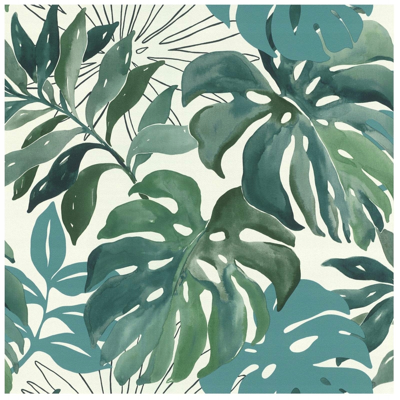 TAPETA WINYLOWA TAPETY ŚCIENNE LIŚCIE MONSTERA