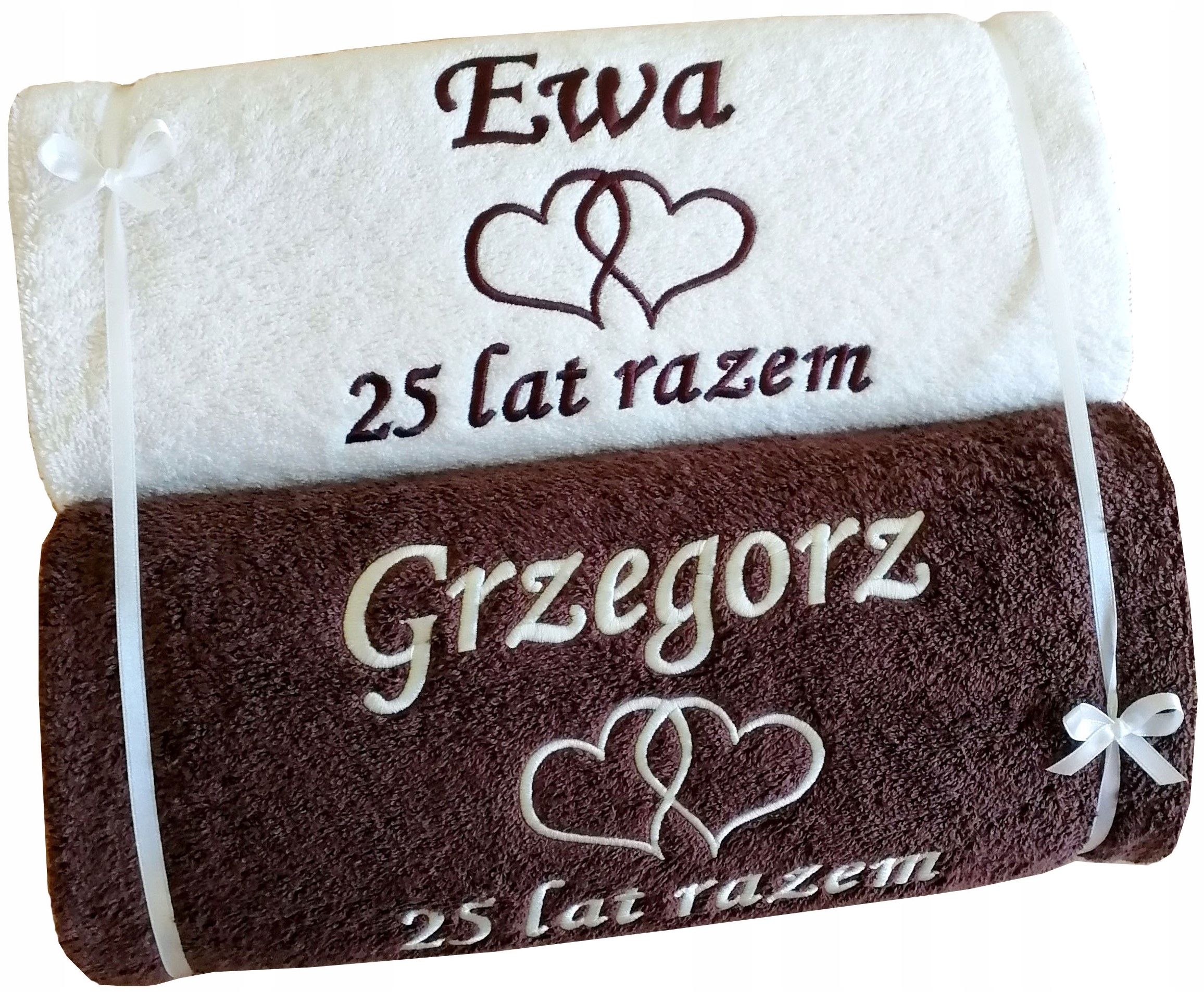 

Prezent na 20 porcelanową Rocznicę Ślubu ręczniki