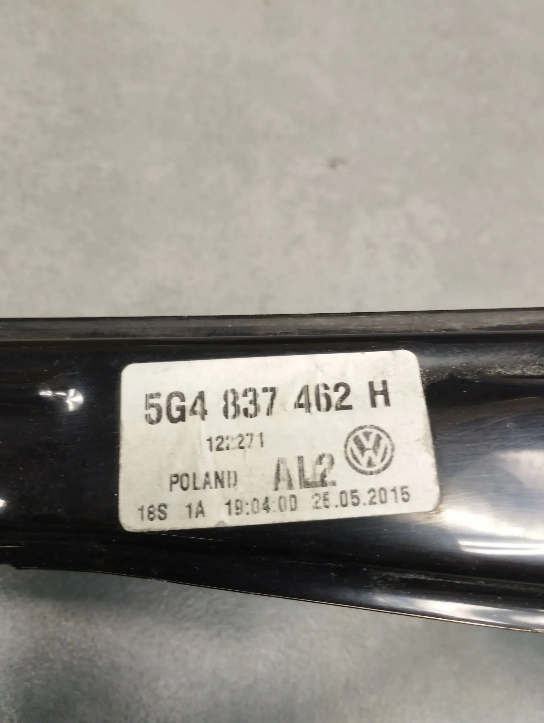 Volkswagen Golf VII 7 mechanism windows right front 5G4837462H