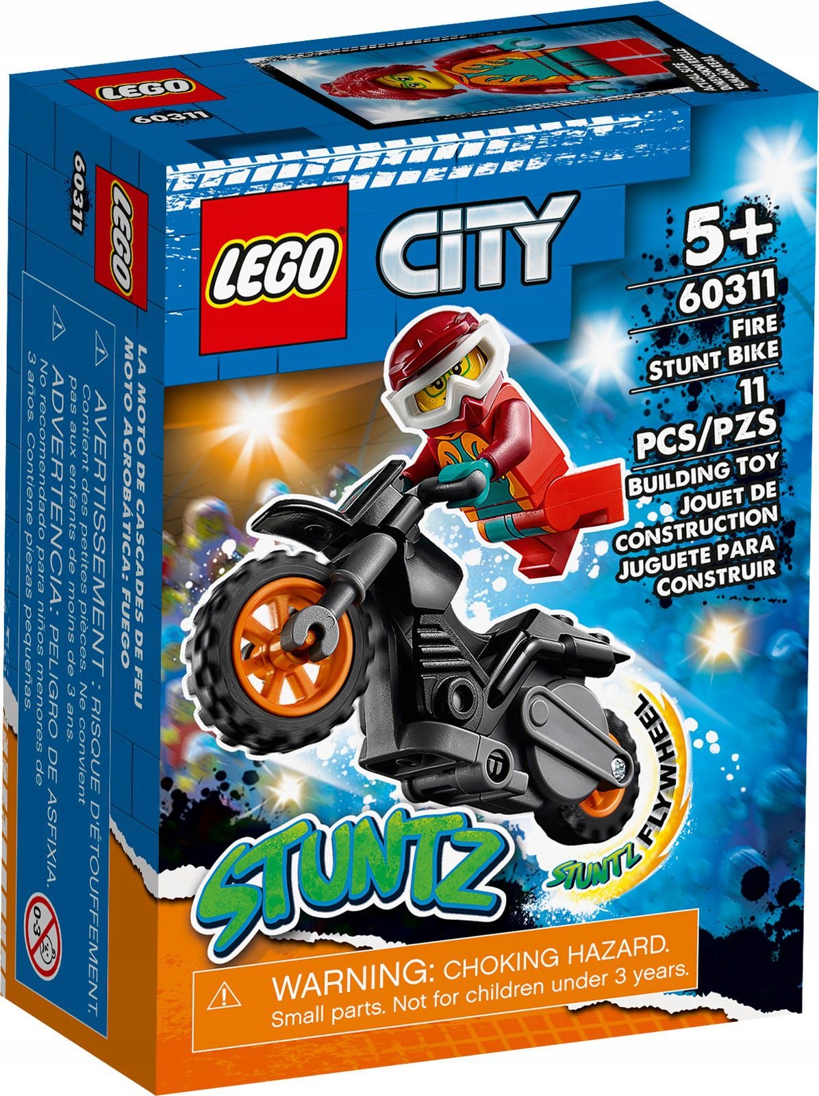 Lego 60311 City Ohnivý kaskadérský motocykl Nové