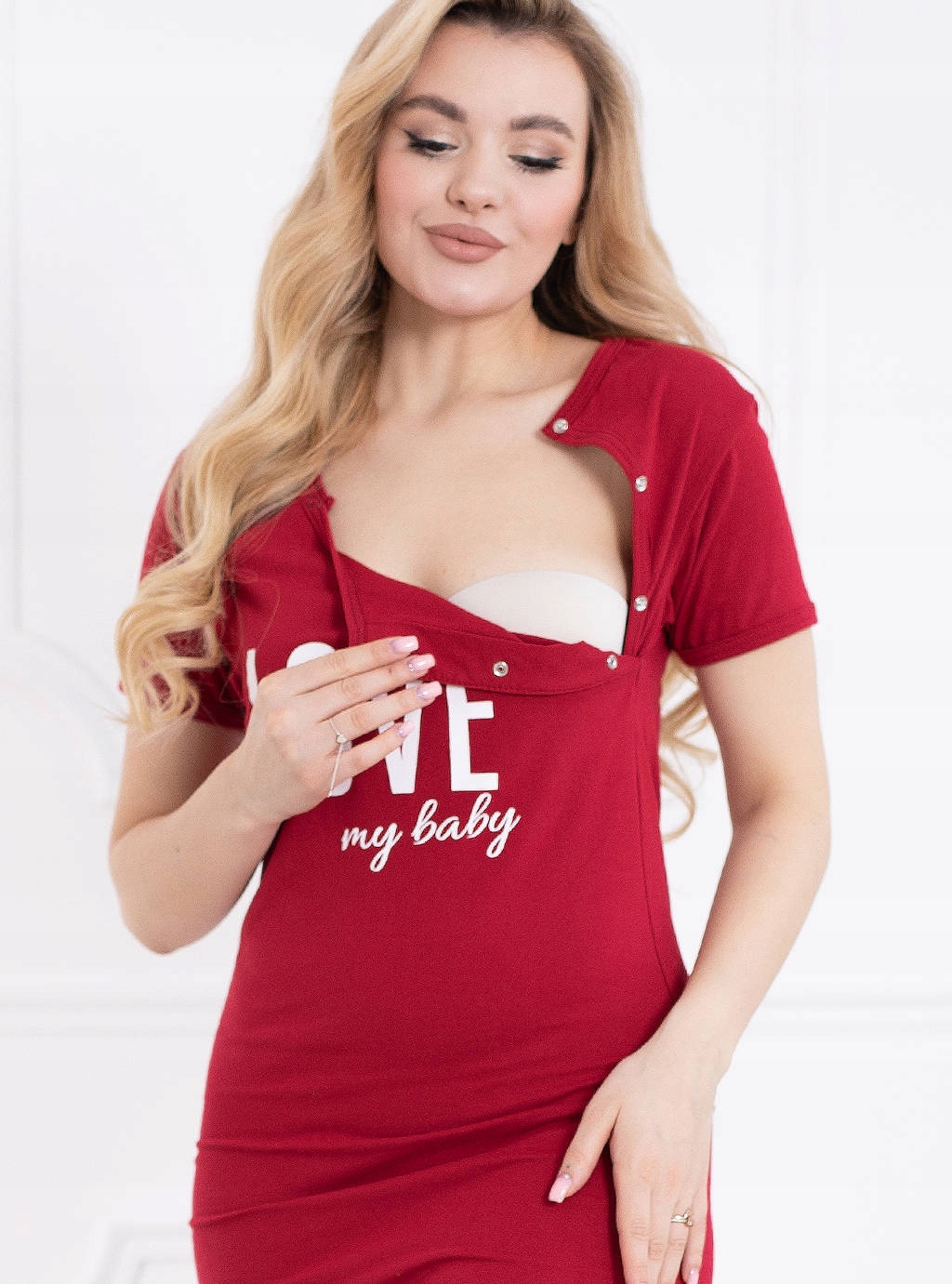 KOSZULA CIĄŻOWA DO KARMIENIA ROZPINANA NAPY XXXL Marka Formommy
