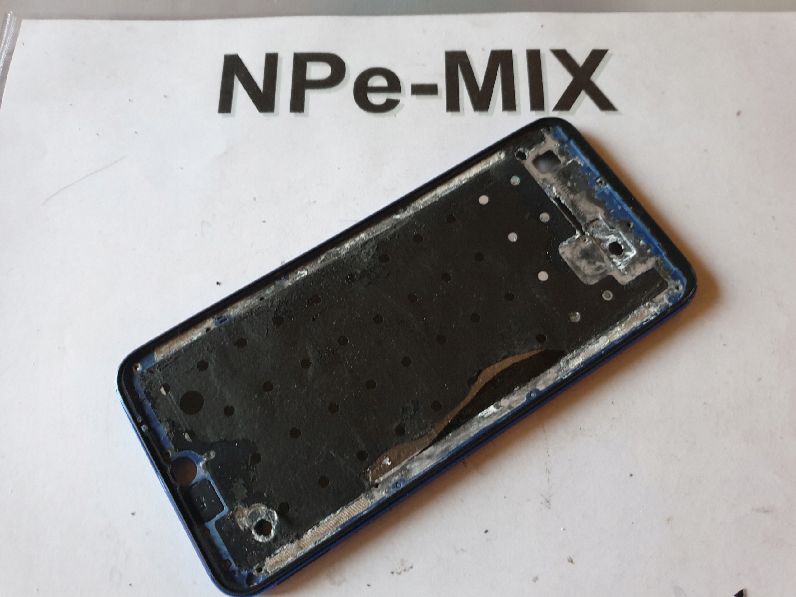 korpus ramka Xiaomi redmi Note 8T Niebieskaa ORYG