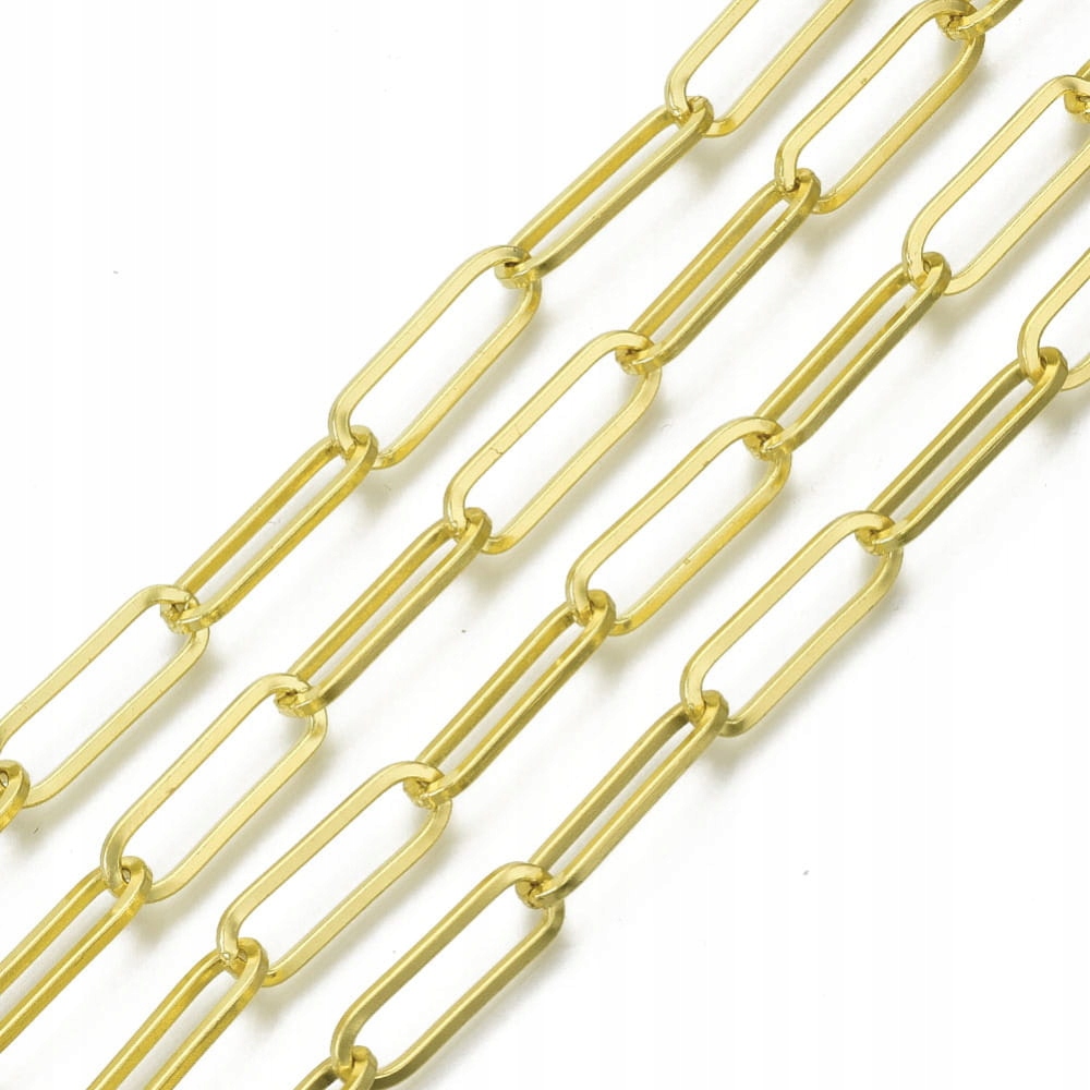 lan136 Łańcuszek spinacze paperclips 7x22mm 0,5m