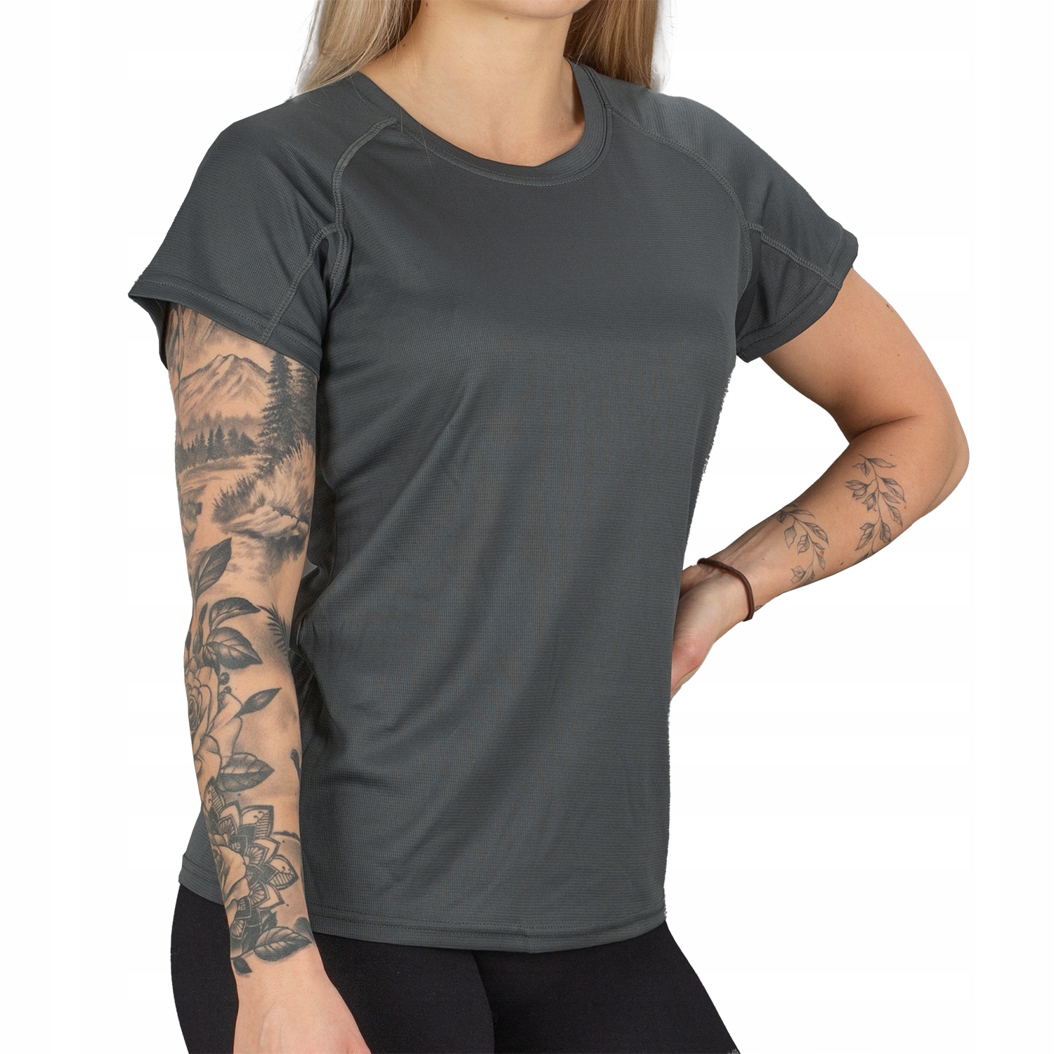 KOSZULKA DO BIEGANIA TERMOAKTYWNA sportowa damska