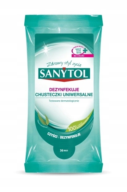 

Sanytol Uniwersalne chusteczki do czyszczenia