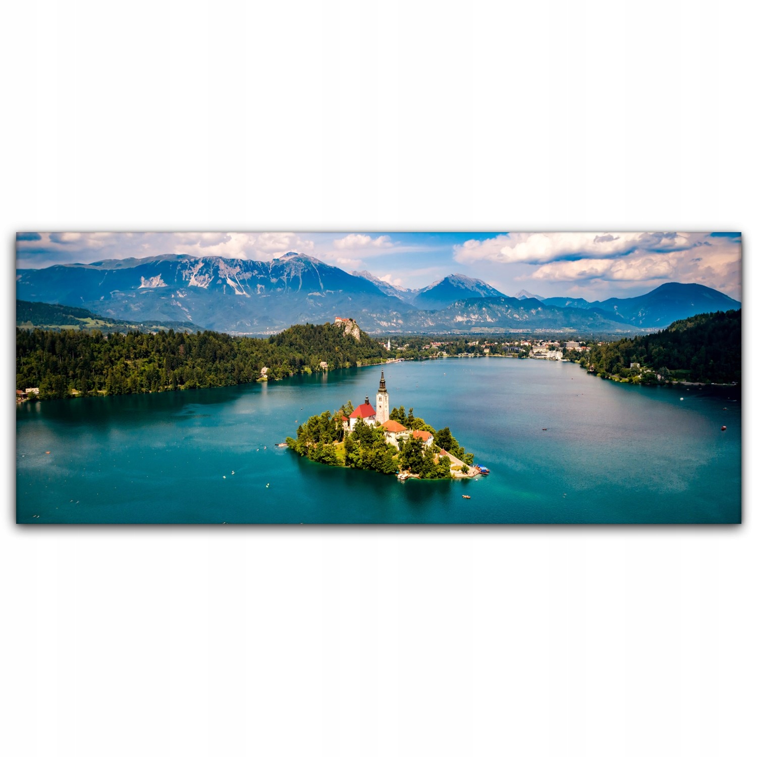 

Foto-obraz canvas 125x50 Kościół Wyspa Krajobraz