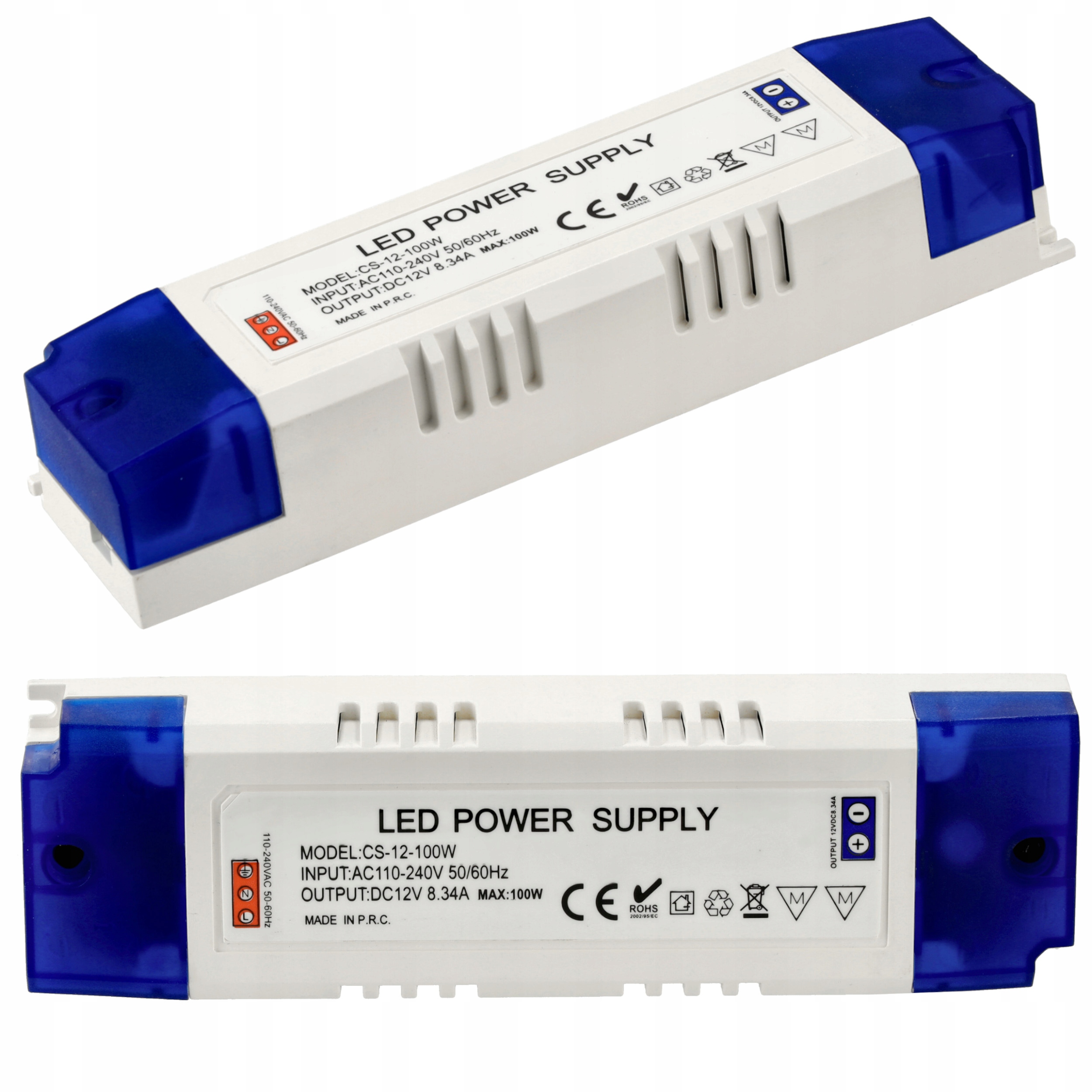 

Zasilacz Led meblowy 8,3A 100W IP20 12V