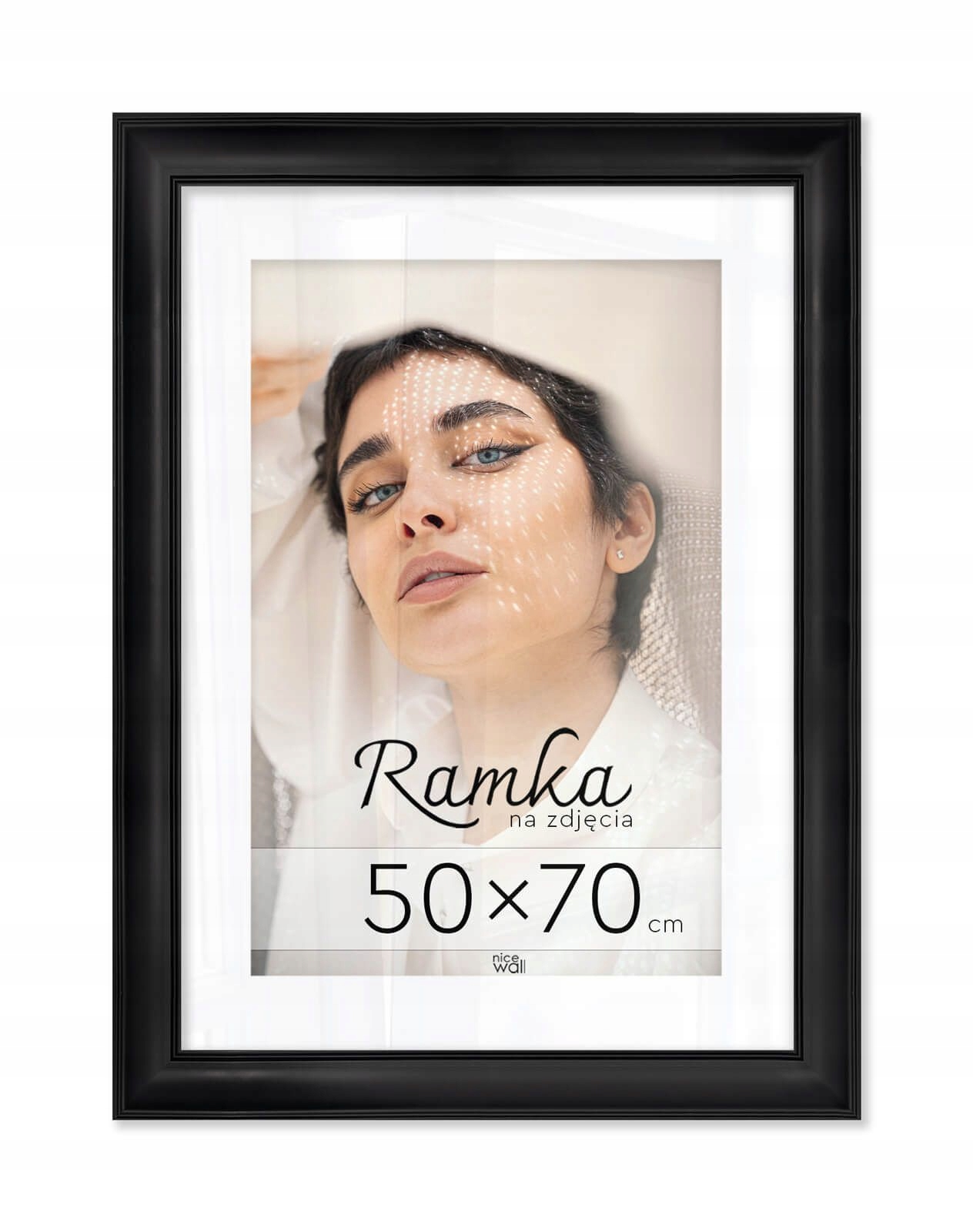 

Czarna ramka na zdjęcia 50x70 cm