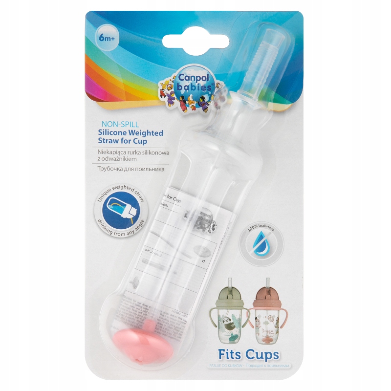 CANPOL BABIES NIEKAPIĄCA RURKA Z ODWAŻNIKIEM 6M+ Waga produktu z opakowaniem jednostkowym 0.05 kg