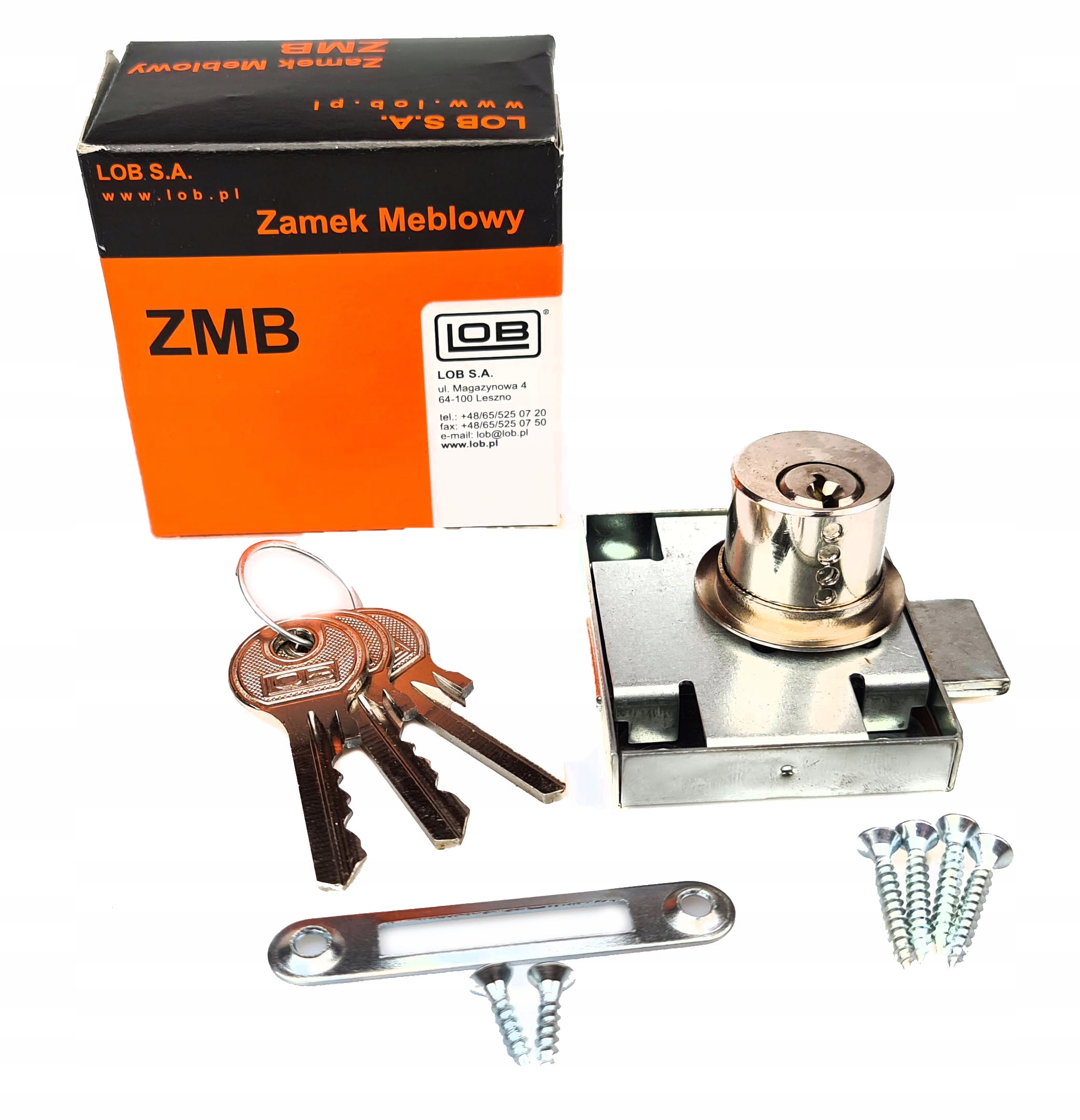 

Zamek Meblowy Lob ZMB2 Prawy Do Szafki Szuflady