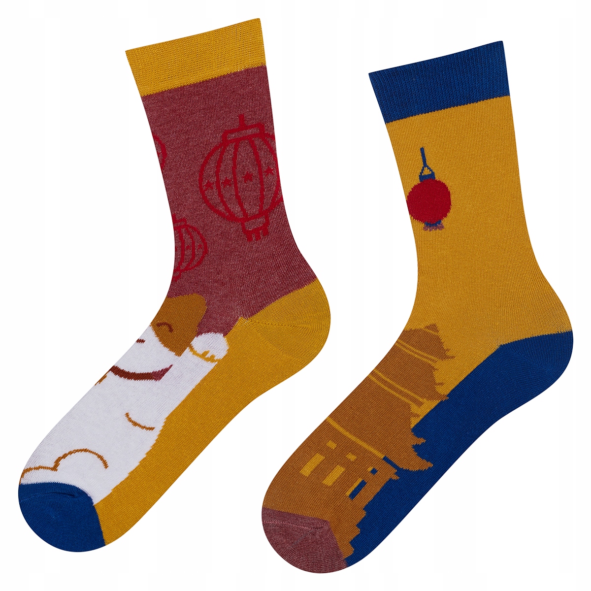 

Skarpetki Damskie Soxo Nie Do Pary Kolorowe