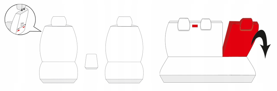 SKODA RAPID od 2012 POKROWCE SZYTE NA MIARĘ P4 Rodzaj Uniwersalne