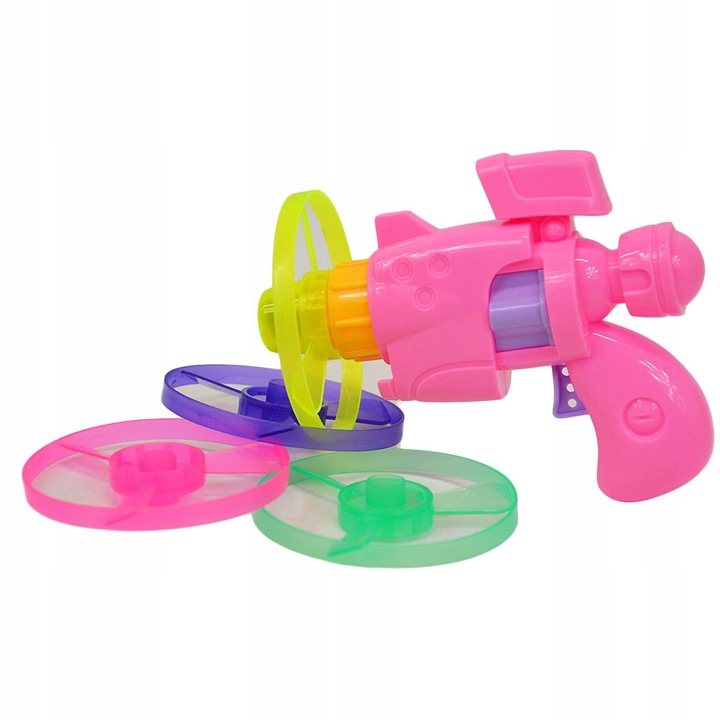 PISTOLET 4 LED świecące WIATRACZKI LATAJĄCE DYSKI EAN (GTIN) 5903321387964