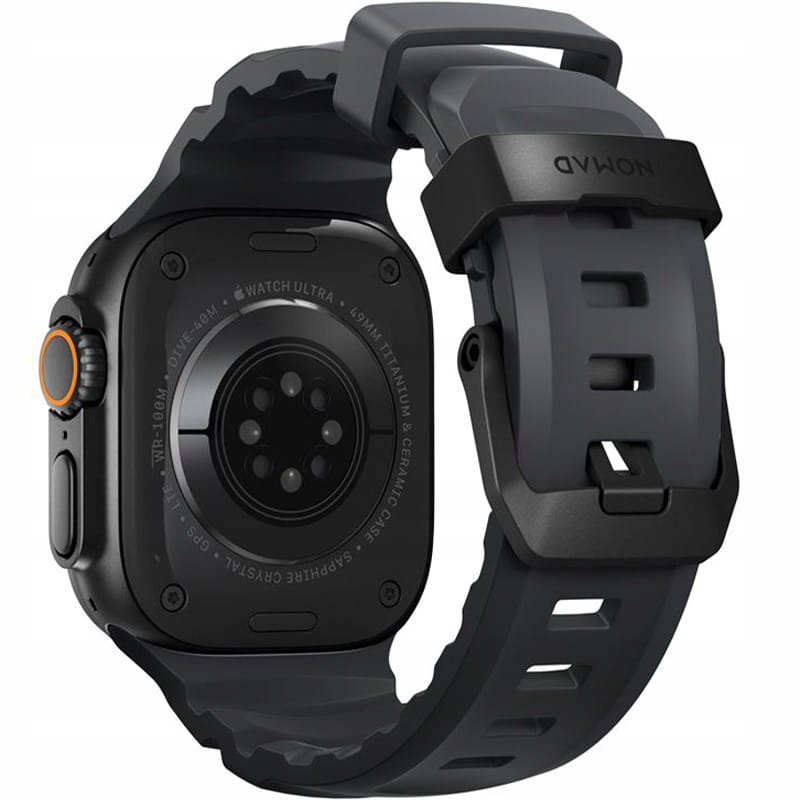 Pásik Nomad pre Apple Watch 4/5/6/7/8/9/SE 44/45 mm, materiál Kfm titán