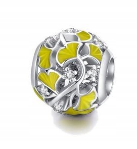 Charms stříbrný Ag 925 kulička ginko IM0700424CH