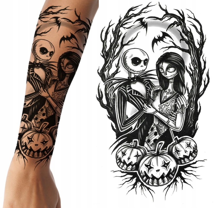

Tatuaż na halloween szkieleton
