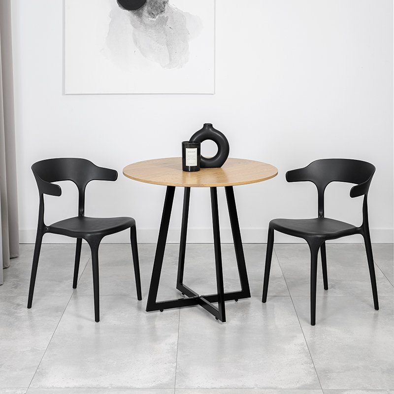 STÓŁ OKRĄGŁY 80 cm Skandynawski salon JADANIA nowoczesny LOFT EAN (GTIN) 5904550007548