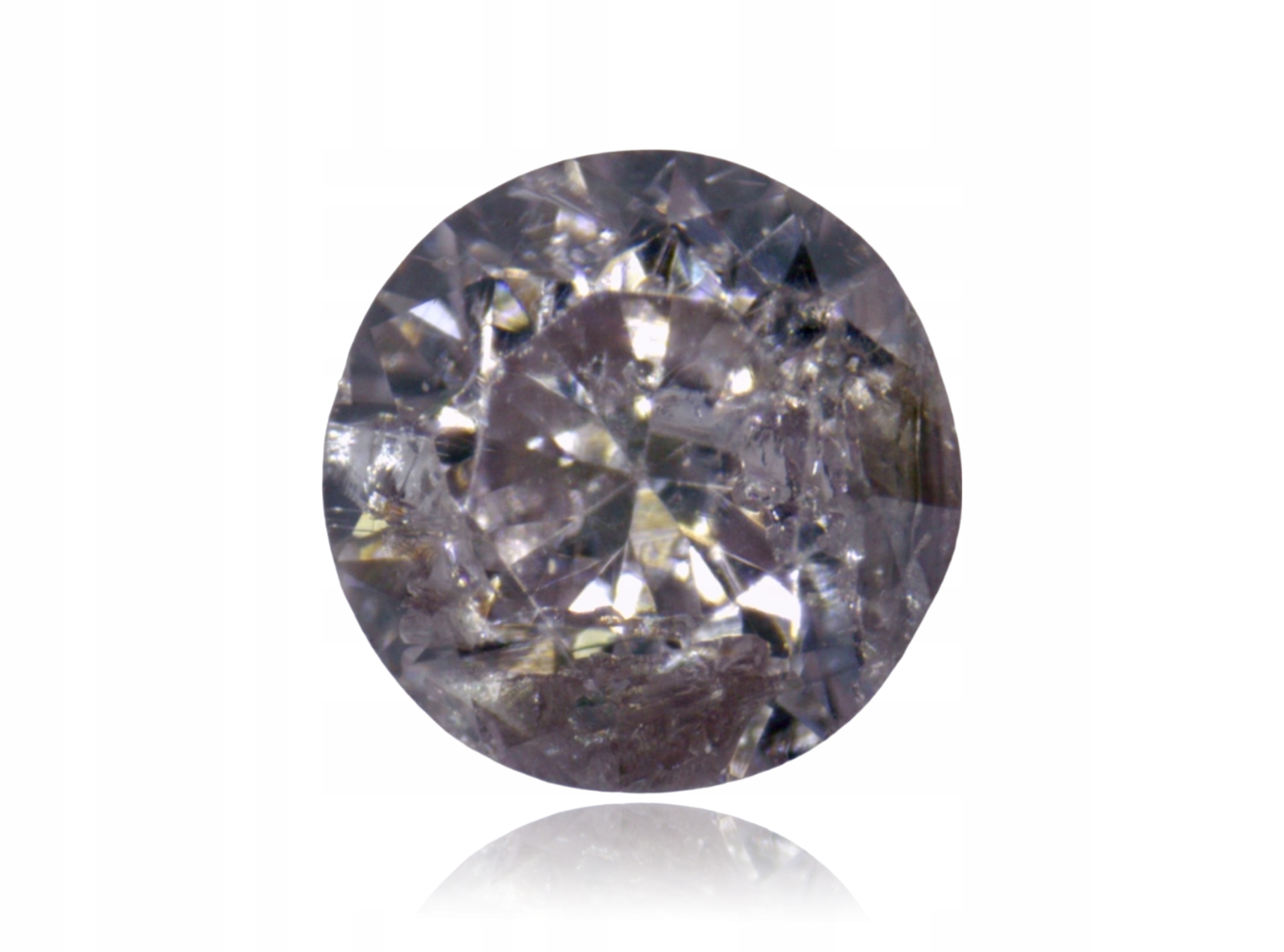 Přírodní Diamant 0.02ct Hnědý Briliant I2 eCertifikát Wbd