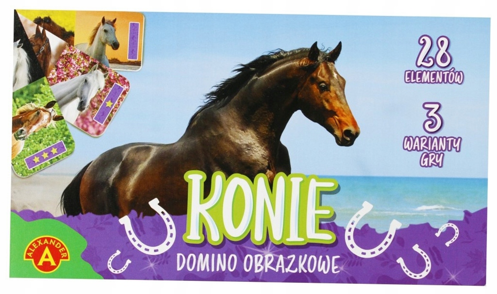 Domino obrazkowe konie Alexander